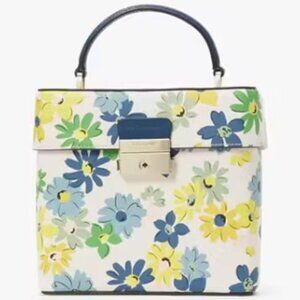 Kate Spade Floral Crossbody Bag in Blue, Yellow, and Green